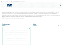 Tablet Screenshot of dimdestruccion.com